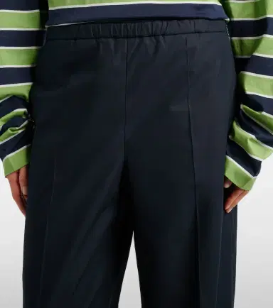Moncler Cotton wide-leg pants | Thumbnail 3