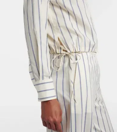 Moncler triped cotton and silk shirt | Thumbnail 3 Moncler triped cotton and silk shirt | Thumbnail 3