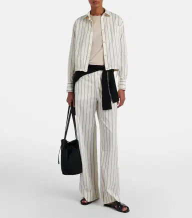 Moncler triped cotton and silk shirt | Thumbnail 7 Moncler triped cotton and silk shirt | Thumbnail 7