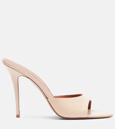 Amina Muaddi Elodie 105 patent leather mules | Thumbnail 2