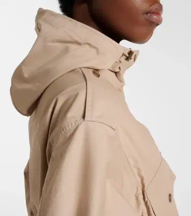Moncler Carex cropped hooded cotton-blend poplin jacket | Thumbnail 5 Moncler Carex cropped hooded cotton-blend poplin jacket | Thumbnail 5