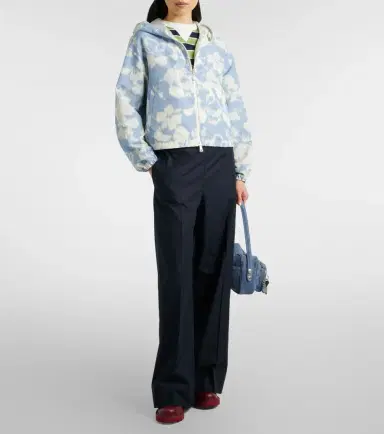 Moncler Noisetier floral hooded jacket | Thumbnail 3 Moncler Noisetier floral hooded jacket | Thumbnail 3