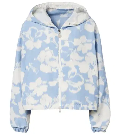 Moncler Noisetier floral hooded jacket | Thumbnail 1 Moncler Noisetier floral hooded jacket | Thumbnail 1