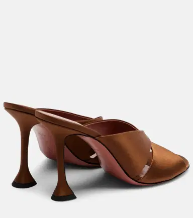 Amina Muaddi Salma satin mules | Thumbnail 3 Amina Muaddi Salma satin mules | Thumbnail 3