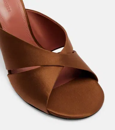 Amina Muaddi Salma satin mules | Thumbnail 4 Amina Muaddi Salma satin mules | Thumbnail 4