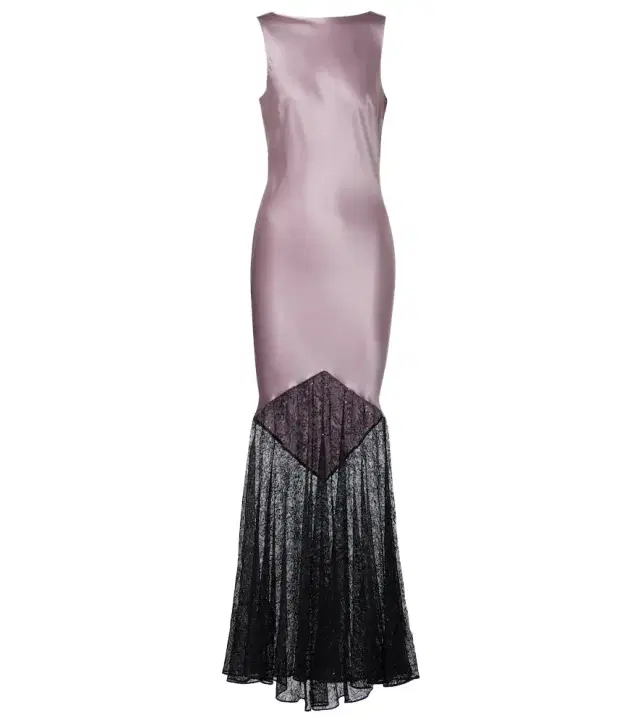 Nina Ricci Silk-blend gown
