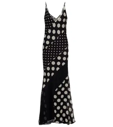 Nina Ricci Polka-dot silk maxi dress | Thumbnail 1