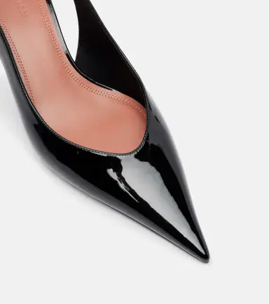 Amina Muaddi Anok 55 patent leather slingback pumps | Thumbnail 5 Amina Muaddi Anok 55 patent leather slingback pumps | Thumbnail 5
