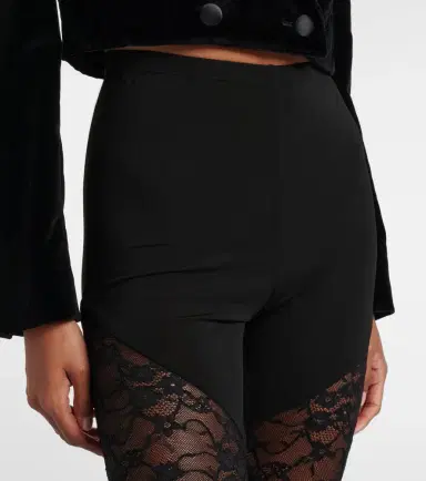Nina Ricci Lace-trimmed legging | Thumbnail 3