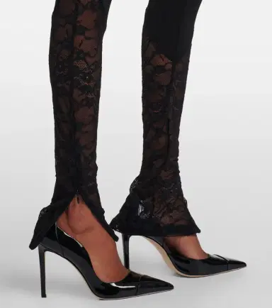 Nina Ricci Lace-trimmed legging | Thumbnail 5