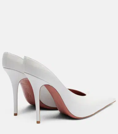 Amina Muaddi Anok leather pumps | Thumbnail 4