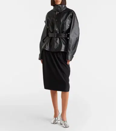 Maison Margiela Tabi 80 metallic leather pumps | Thumbnail 6