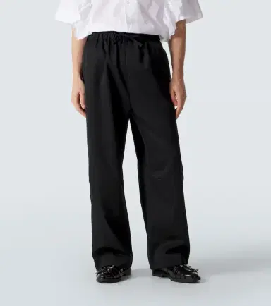 Simone Rocha Crêpe satin wide-leg pants | Thumbnail 3 Simone Rocha Crêpe satin wide-leg pants | Thumbnail 3