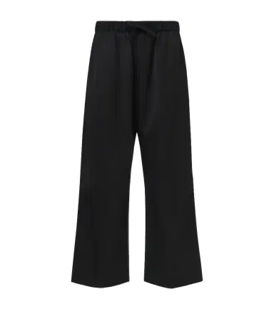 Simone Rocha Crêpe satin wide-leg pants | Thumbnail 1 Simone Rocha Crêpe satin wide-leg pants | Thumbnail 1