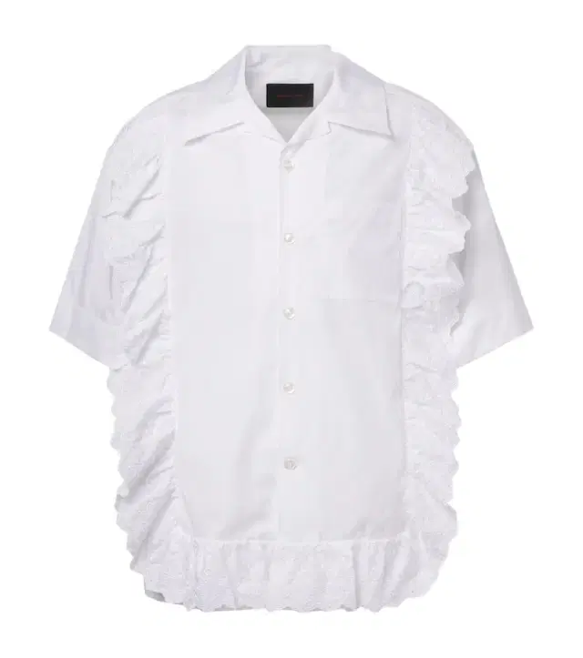 Simone Rocha Ruffled cotton poplin shirt
