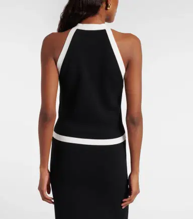 Nina Ricci Ribbed-knit halterneck top | Thumbnail 3