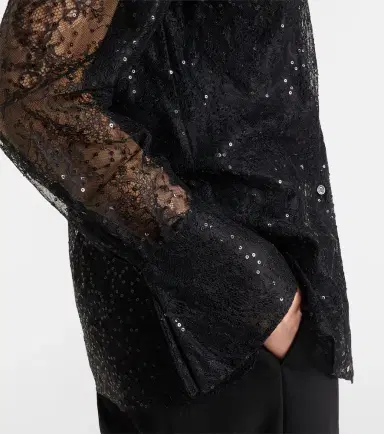 Nina Ricci Sequined lace shirt | Thumbnail 2 Nina Ricci Sequined lace shirt | Thumbnail 2