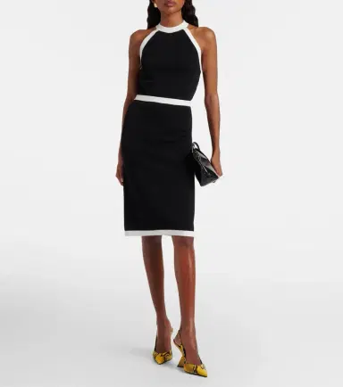 Nina Ricci Ribbed-knit pencil skirt | Thumbnail 4