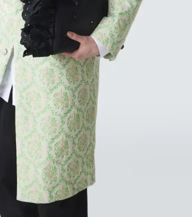 Simone Rocha Floral cotton-blend jacquard coat | Thumbnail 4 Simone Rocha Floral cotton-blend jacquard coat | Thumbnail 4
