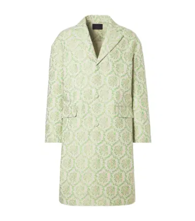 Simone Rocha Floral cotton-blend jacquard coat | Thumbnail 1 Simone Rocha Floral cotton-blend jacquard coat | Thumbnail 1