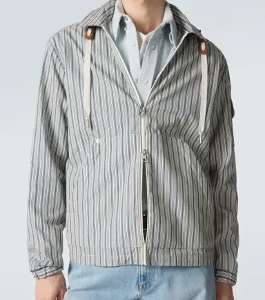 Moncler Havas striped poplin blouson jacket | Thumbnail 6 Moncler Havas striped poplin blouson jacket | Thumbnail 6