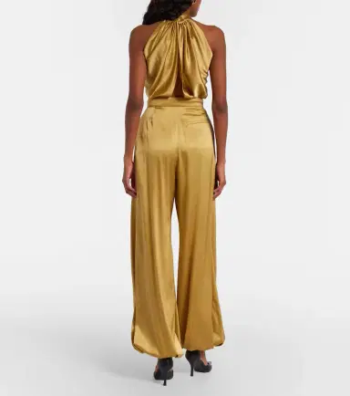 Nina Ricci Silk-blend satin wide-leg pants | Thumbnail 3