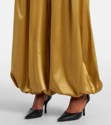 Nina Ricci Silk-blend satin wide-leg pants | Thumbnail 4
