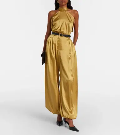 Nina Ricci Silk-blend satin wide-leg pants | Thumbnail 6