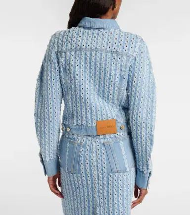 Nina Ricci Striped denim jacket | Thumbnail 5 Nina Ricci Striped denim jacket | Thumbnail 5