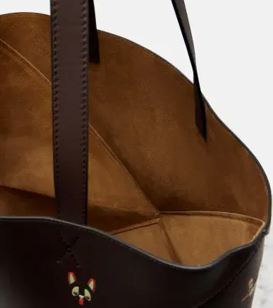 Loewe x Louis Wain Puzzle Fold Cats leather tote bag | Thumbnail 2