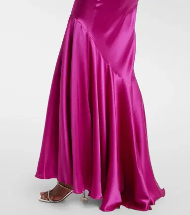 Nina Ricci Open-back silk-blend satin maxi dress | Thumbnail 5 Nina Ricci Open-back silk-blend satin maxi dress | Thumbnail 5