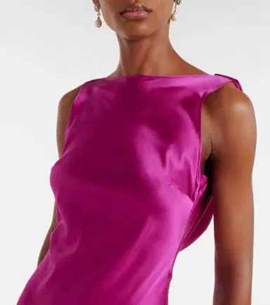 Nina Ricci Open-back silk-blend satin maxi dress | Thumbnail 6 Nina Ricci Open-back silk-blend satin maxi dress | Thumbnail 6