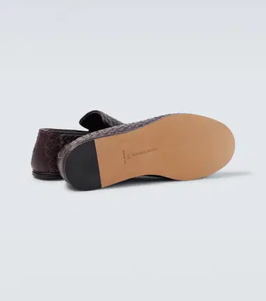 Bottega Veneta Sunday Intrecciato leather slip-on shoes | Thumbnail 2