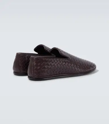 Bottega Veneta Sunday Intrecciato leather slip-on shoes | Thumbnail 3