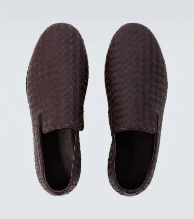 Bottega Veneta Sunday Intrecciato leather slip-on shoes | Thumbnail 7