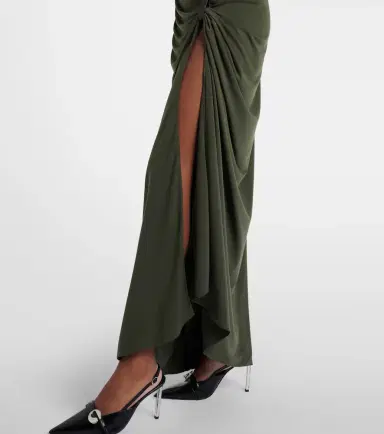 Coperni Suspended draped jersey gown | Thumbnail 3 Coperni Suspended draped jersey gown | Thumbnail 3