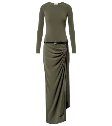 Coperni Suspended draped jersey gown | Thumbnail 1 Coperni Suspended draped jersey gown | Thumbnail 1