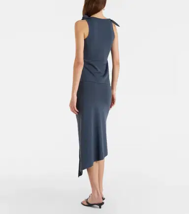 Coperni Floral-appliqué jersey midi skirt | Thumbnail 2