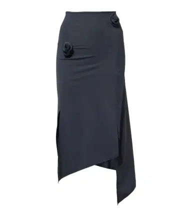 Coperni Floral-appliqué jersey midi skirt | Thumbnail 1