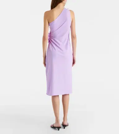 Coperni Floral-appliqué jersey cocktail dress | Thumbnail 2