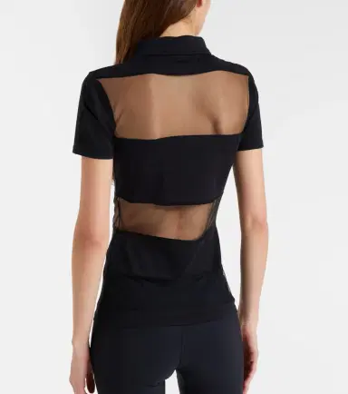 Coperni Paneled cotton-blend crop top | Thumbnail 5
