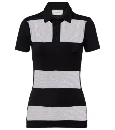 Coperni Paneled cotton-blend crop top | Thumbnail 1