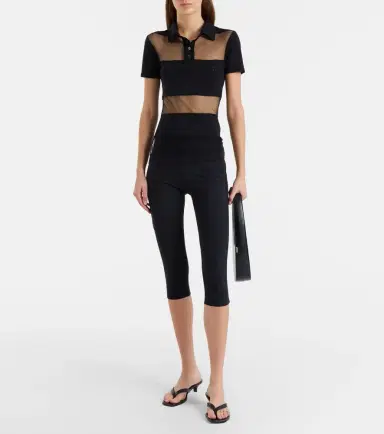 Coperni Jersey cropped leggings | Thumbnail 5