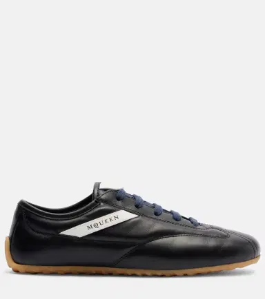 Alexander McQueen Boxe leather sneakers | Thumbnail 3