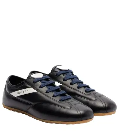 Alexander McQueen Boxe leather sneakers | Thumbnail 1