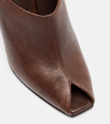 Alexander McQueen Horn leather mules | Thumbnail 3 Alexander McQueen Horn leather mules | Thumbnail 3