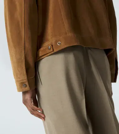 Saint Laurent Suede blouson jacket | Thumbnail 2