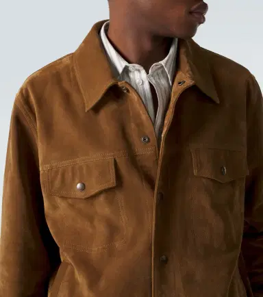 Saint Laurent Suede blouson jacket | Thumbnail 6