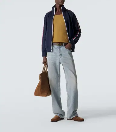 Saint Laurent Cotton-blend track jacket | Thumbnail 2 Saint Laurent Cotton-blend track jacket | Thumbnail 2