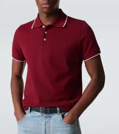 Saint Laurent Cotton polo shirt | Thumbnail 6
